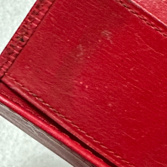 Louis Vuitton Red Key Case Wallet with Snap Closure - Picture 8 of 16